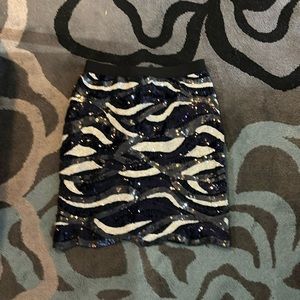 NWT sequin BCBG skirt